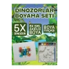 3D Dinozorlar Boyama Seti ,Puzzle, Eva Baskı Süngeri. Çocuk Etkinlik, Montessori