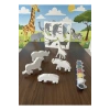 3D Hayvanat Bahçesi Boyama Seti ,Puzzle, Eva Baskı Süngeri. Çocuk Etkinlik, Montessori.