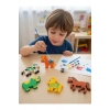 3D Hayvanat Bahçesi Boyama Seti ,Puzzle, Eva Baskı Süngeri. Çocuk Etkinlik, Montessori.