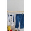 Erkek Çocuk Papyon Salopetli Gömlek Pantolon Takım
