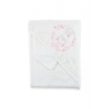 Vipbebe Kız Bebek Tavşan Nakışlı Ve Dantelli Banyo Havlu