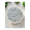 8mm Beyaz Renk Lüks / Lüx Kaplama Plastik Inci Boncuk ,Takı Yapım Boncuğu (50gr,~200 Adet)