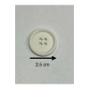 Trençkot Mont Düğmesi Italyan Düğme 20 Lı Set Beyaz 2,5 Cm (M8926)
