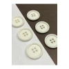 Trençkot Mont Düğmesi Italyan Düğme 20 Lı Set Beyaz 2,5 Cm (M8926)