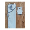 %100 Pamuklu Başlıklı Bebek Banyo Havlusu - Yumuşak & Su Emici Nakışlı Bebek Havlusu
