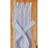40 cm 5 Adet Gizli Fermuar BEYAZ