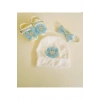Bebek Papyon Prens Bere Patik Set