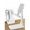 Masaüstü Telefon Standı Folding Desktop Phone Stand Beyaz