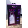 33W AURIS-CH33 USB Turbo Fast Charger / Tüm Marka ve Modellere Uyumlu ADAPTÖR