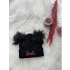 BARBİE FİYONKLU ÇİFT PONPON BERE 2/8 YAŞ