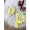 KIZ ÇOCUK MEYVELİ DİZALTI ÇORAP 3LÜ 1/5 YAŞ