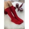 KIZ ÇOCUK PONPONLU DİZALTI ÇORAP 3LÜ 1/5 YAŞ
