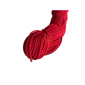 Kırmızı Bel Paça Don Lastiği ( 100 Mt )