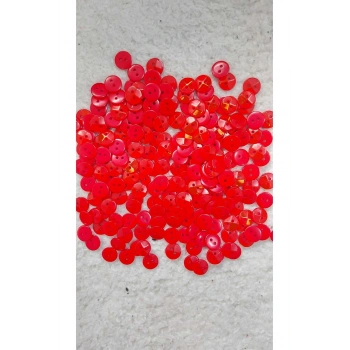 Kırmızı Parlak Sedefli Gömlek Düğmesi 20 Boy  13 Mm(20 Adet)