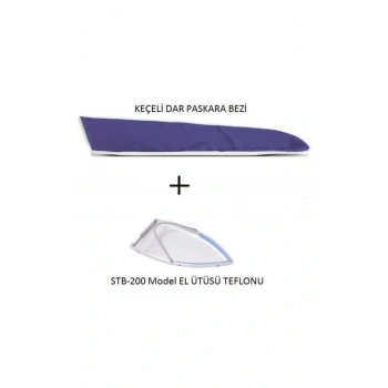 Isıya Dayanıklı Keçeli Dar Paskara Bezi Ve El Ütüsü Teflonu Stb-200