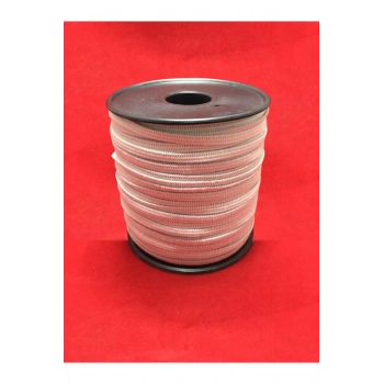 200 mt Beyaz Yassı Maske Lastiği 5 mm Örme Lastik