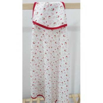 Pamuklu Çift Katlı KAPİTONE Örtü Kundak  Battaniye Kız-Erkek Yenidoğan/Bebek Kundak Battaniye