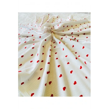 Fitilli Çift Katlı Kalpli Bebek Kundak Battaniye Not: (DİKKAT!!! ÇİFT KATLIDIR...)