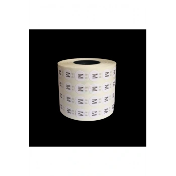 M Beden Yapışkanlı Etiket - Sticker ( 5000 Adet )