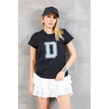 D Baskılı T-shirt