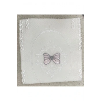 Desenli Kız Bebek Triko Battaniye, Mevlütlük Battaniye,Hediyelik