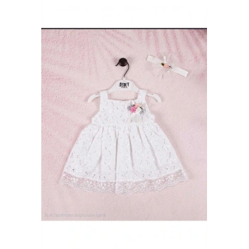 Kız Bebek Elbise Kız Çocuk Elbise Doğum Günü Parti Düğün Elbise Dantelli Kol Astarlı Elbise