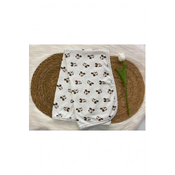 Fitilli Çift Katlı Mickey Mouse Bebek Battaniyesi