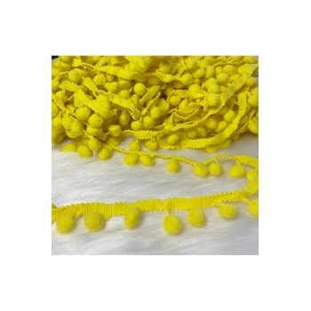 Sarı Şerit Ponpon 1 MT
