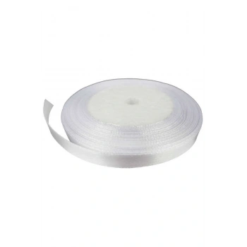 Kurdela Saten Beyaz 6 Mm ( 23 Metre )