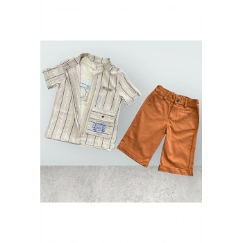 Erkek Çocuk Şortlu Yazlık Takım 3LÜ