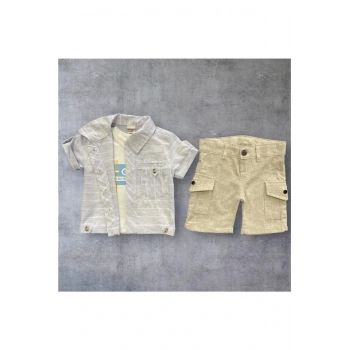 Erkek Çocuk Şortlu Yazlık Takım 3LÜ