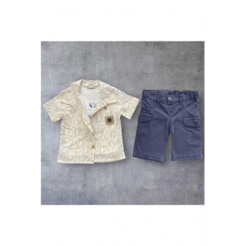 Erkek Çocuk Şortlu Yazlık Takım 3LÜ