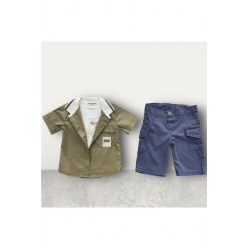 Erkek Çocuk Şortlu Yazlık Takım 3LÜ