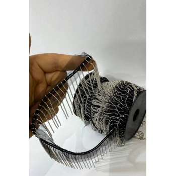 Dekoratif Şerit Aksesuar Zincirli Püsküllü Saçak Şerit – Dekoratif Şerit