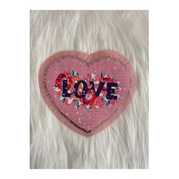 Ütü İle Yapışan Renk Değiştiren Payetli Arma, Yama, Aplike