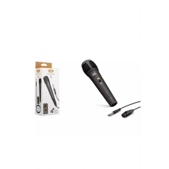 Subzero TV60 Mono Jack Girişli 2 Metre Kablolu Karaoke Mikrofon