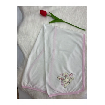 Desenli Tek Katlı Bebek Battaniyesi