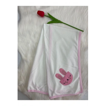 Desenli Tek Katlı Bebek Battaniyesi