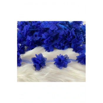 Lazer Kesim Şifon Çiçek 12 ADET