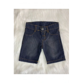 Erkek Çocuk Cepli Kot Şort