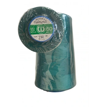 Üçbaşak Dikiş İpi 60No Merserize Pamuk İpliği 5000m 1 ADET