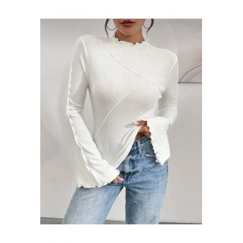 Kadın İspanyol Kol Şık Bluz