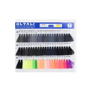 OLTALI DİKİŞ İPİ KARTELA NUMARALARI - 5000MT