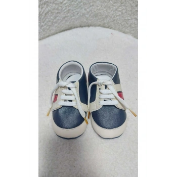 Bağcıklı Erkek Bebek Patik Ayakkabı 13cm