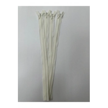 GİZLİ FERMUAR 35 CM BEYAZ 50 ADET