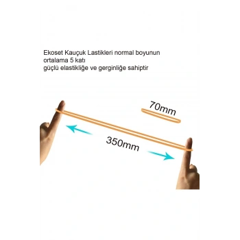 Ekoset Kauçuk Paket Ambalaj Para Lastiği 70lik 1000 Adet 70 mm
