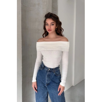 MADONNA YAKA KAŞKORSE BLUZ