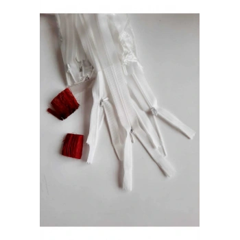 Gizli Fermuar 40 Cm Krem ( Ekru ) 2 Adet.