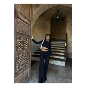 Taş Detaylı Kaşkorse İkili Takım