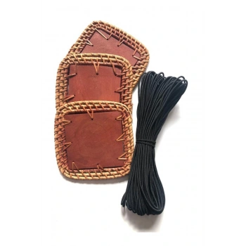 Ince Siyah Fitil Lastik Takribi ( 20 Mt )